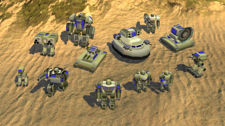AVEN commander and a few units