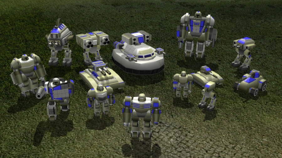 AVEN commander and a few units