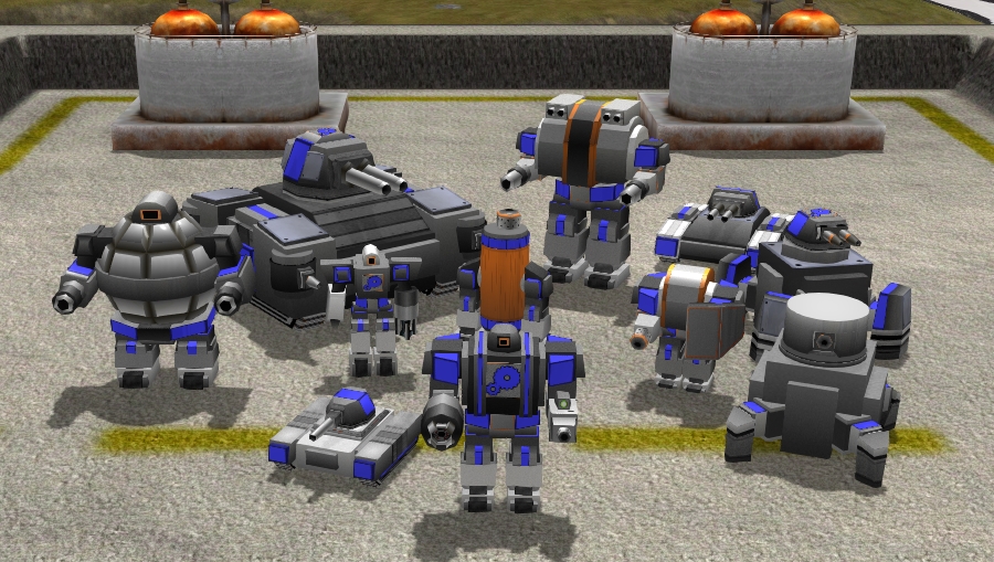 GEAR commander and a few units